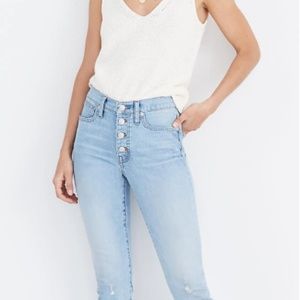 NWT Button Fly Madewell Jeans